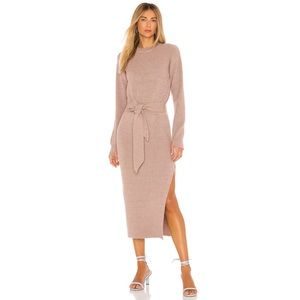 LPA Long Sleeve Ribbed Dress